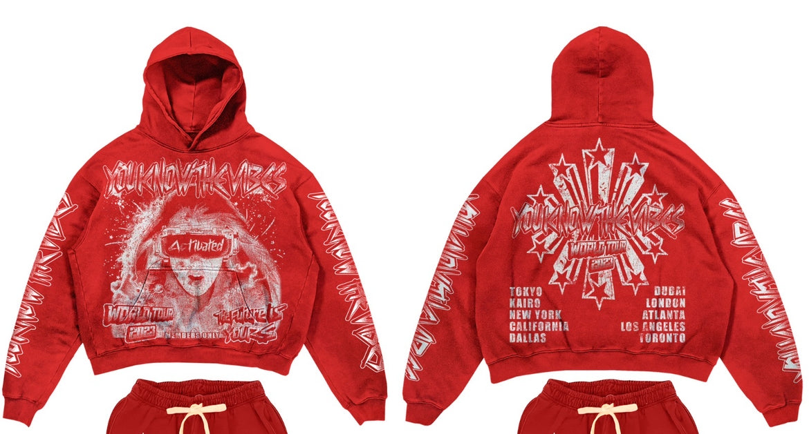 2023 world tour you know the vibes hoodies